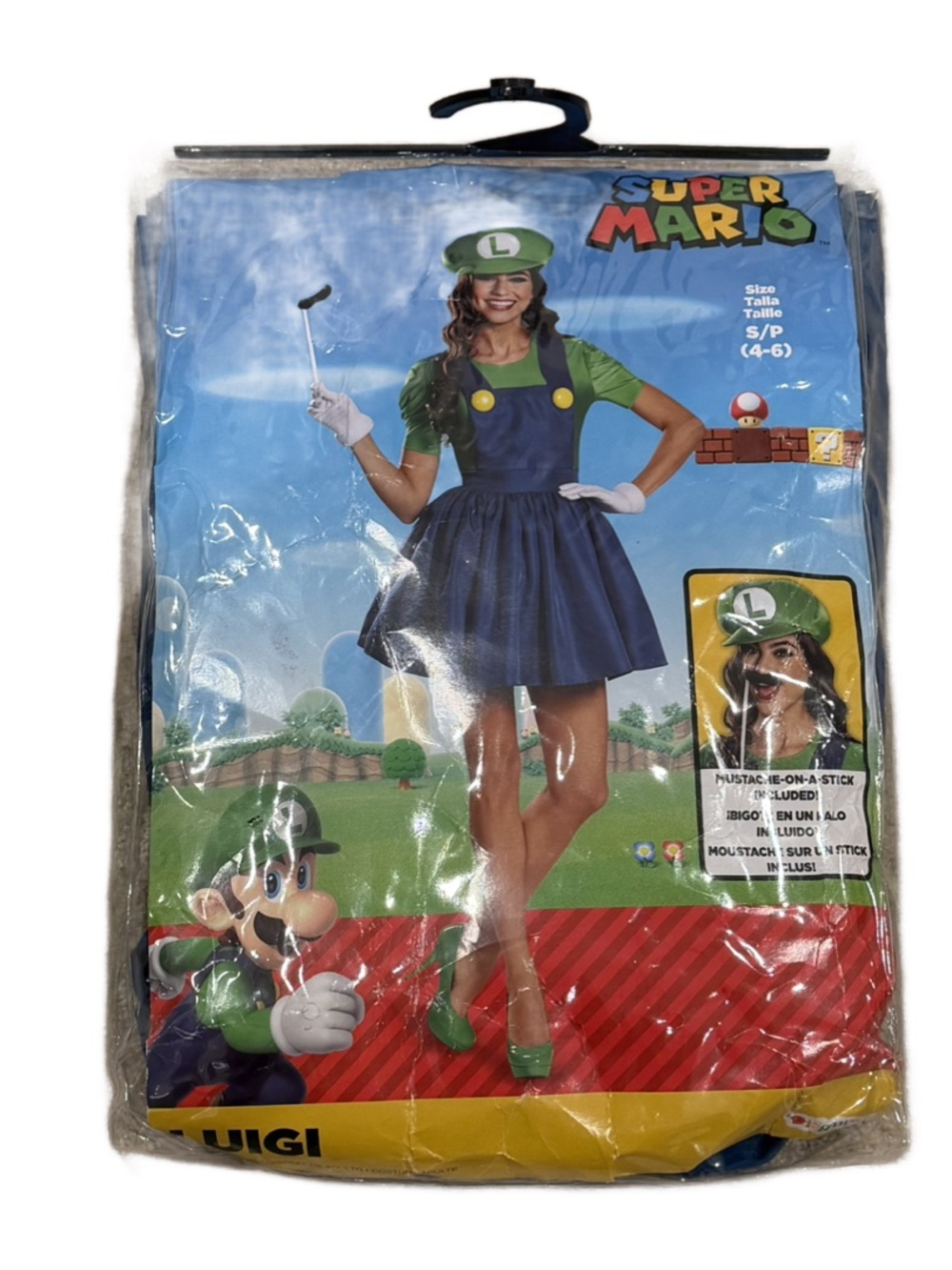 Nintendo Luigi Women’s Costume SM 4-6